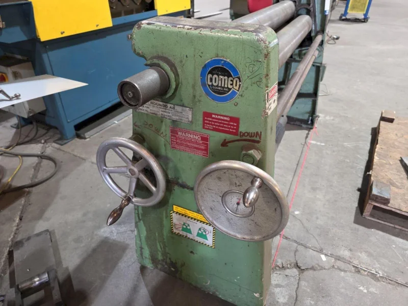 60&quot; x 3/16&quot; ROUNDO MODEL AB IP130/5 PLATE ROLL, (1992): STOCK# 4123