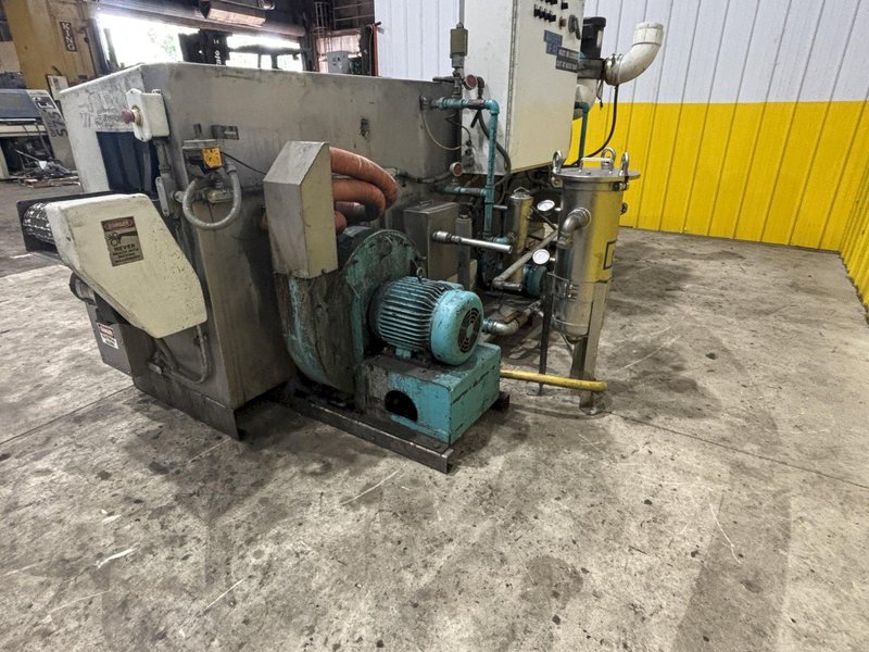 14&quot; W X 8&quot; H ALLIANCE AQUAMASTER CB-1400E STAINLESS STEEL CONVEYOR BELT 3 STAGE PARTS WASHER: STOCK #23103