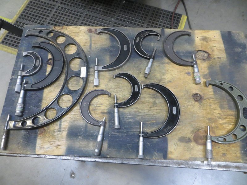 Assorted Calipers Including Starrett From 1-2&quot;, Up to 11-12&quot;- Auction Item