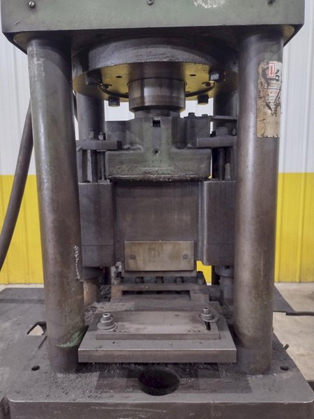 50 TON WA WHITNEY MODEL #664-138 HYDRAULIC 4 POST PRESS &amp; SHEAR: STOCK #22907