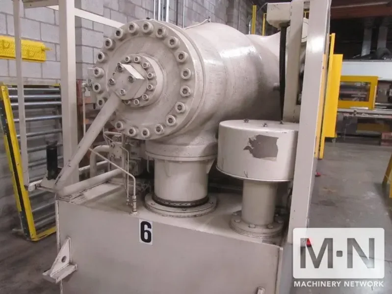 610 TON 124 OZ TOSHIBA MODEL ISF610-SII-59B INJECTION MOLDING MACHINE MFG 1994