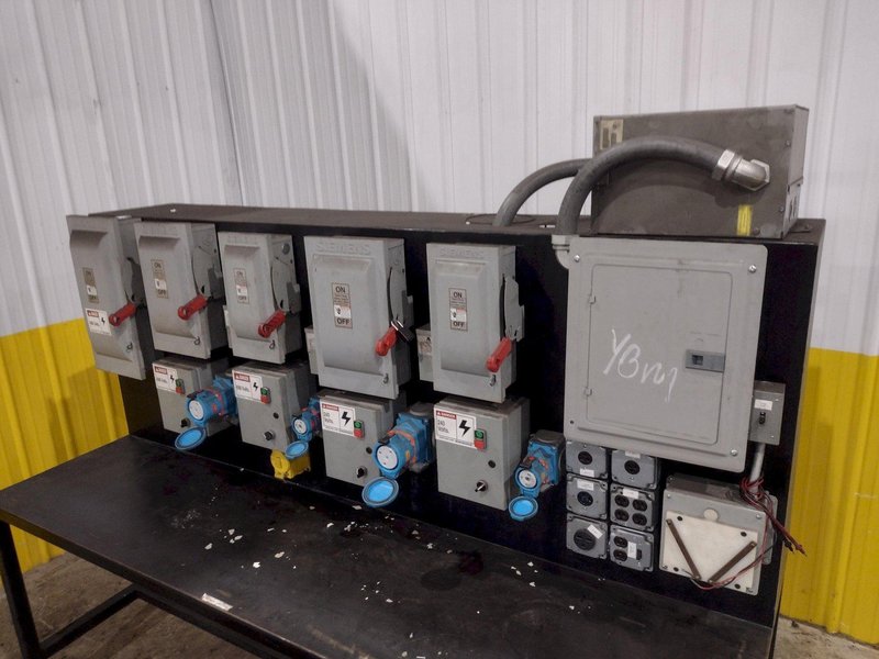 3 PHASE (240 &amp; 480 VOLT) ELECTRIC TEST BENCH WITH 15 &amp; 45 KVA TRANSFORMER: YOBRO #25298