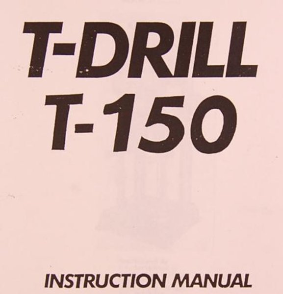 6-3/4" T-DRILL MODEL #T-150 PIPE COLLARING MACHINE: STOCK #15865