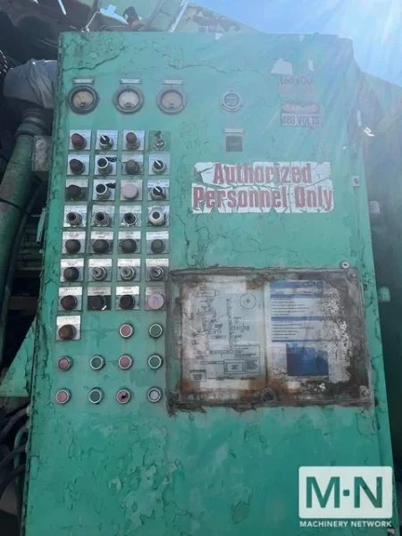 300 HP COLUMBUS MCKINNON TIRE SHREDDER MFG 1992