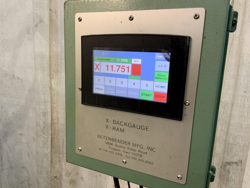 70 TON X 4' BETENBENDER MODEL: 4-70T HYDRAULIC PRESS BRAKE: STOCK #81331