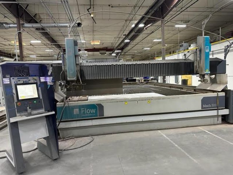 8.6′ x 20′ Flow Mach 500 WaterJet, 2017 – Dual Head,  Dual Garnet