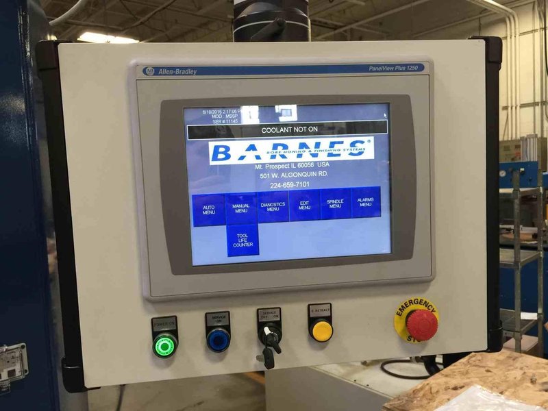 Barnes MSSP-1000 R8 Multiple Spindle Single Pass Vertical Honing Machine, 2014 – Never Been Used