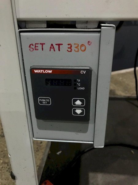 ADVENT LABEL APPLICATOR CO MODEL NO.465 WITH STANDING CART