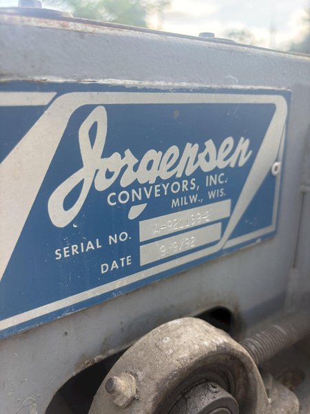 16" X 31' JORGENSEN CHIP CONVEYOR: STOCK #80462