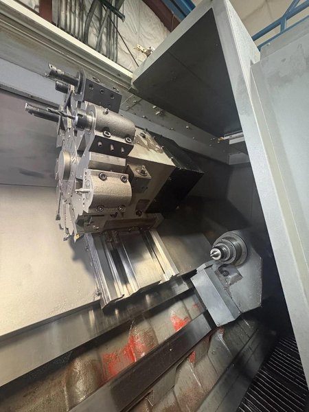 Samsung SL‑35A/1500 CNC Lathe, 2012 – Tool Presetter, Tailstock, 4.5″ Bar Cap