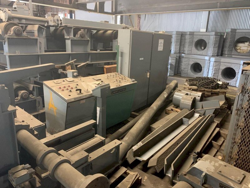 1500 TON AMD 4-POST HYDRAULIC PRESS &amp; FEED SYSTEM: STOCK #16721