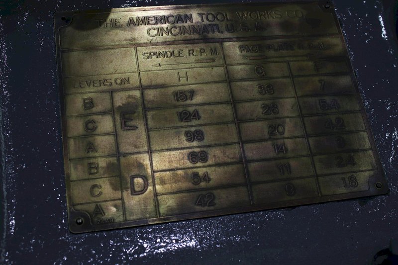 50" X 156" AMERICAN ENGINE LATHE: STOCK #73979