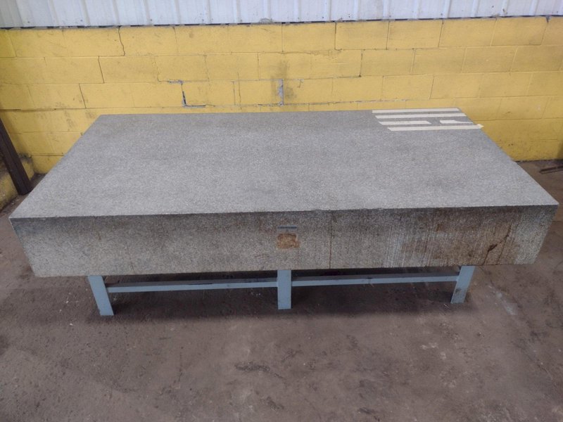 8&#039; X 4&#039; X 14&quot; ROCK OF AGES PRECISION LAYOUT INSPECTION GRANITE TABLE: STOCK #23794