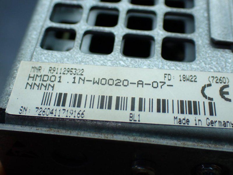 REXROTH HMD01.1N-W0020-A-07-NNNN INDRADRIVE M SERVO DRIVE UNIT  -  R911308370