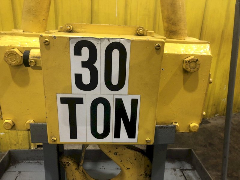 60,000 LBS (30 TON) ALLEGANY MODEL #CM-60K DIGITAL CRANE SCALE: STOCK #17888