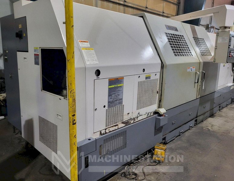 Okuma LB-35II CNC Turning Center – 15″ Chuck Steady Rest Long Bed Lathe