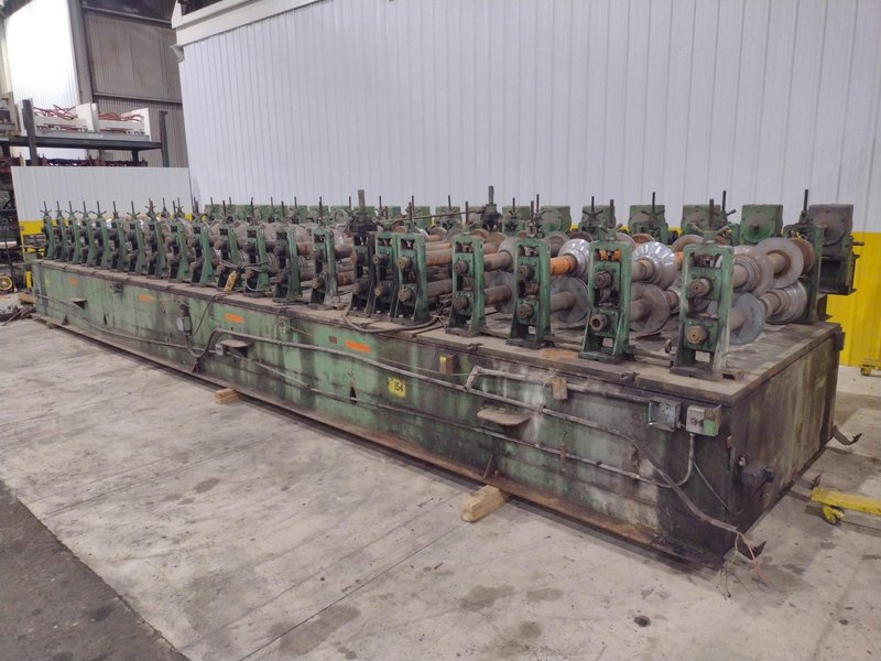 20 STAND X 3&quot; X 48&quot; ASC RAFTED ROLLFORMER, TOOLED FOR 36&quot; STANDING SEAM ROOF PANEL: STOCK #14214