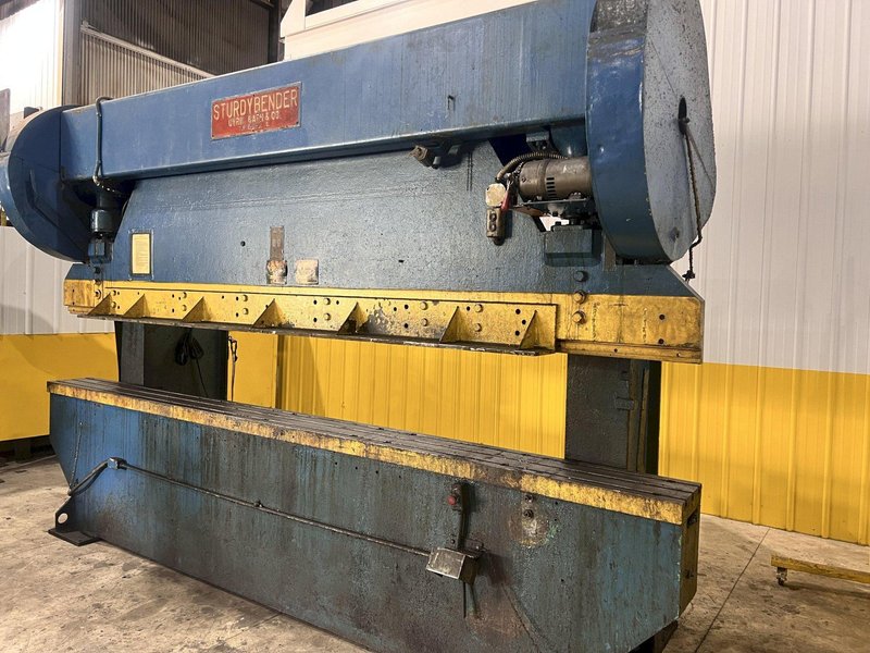 150 TON X 14' CYRIL BATH STURDY BENDER MECHANICAL FLANGED PRESS BRAKE: STOCK #21747