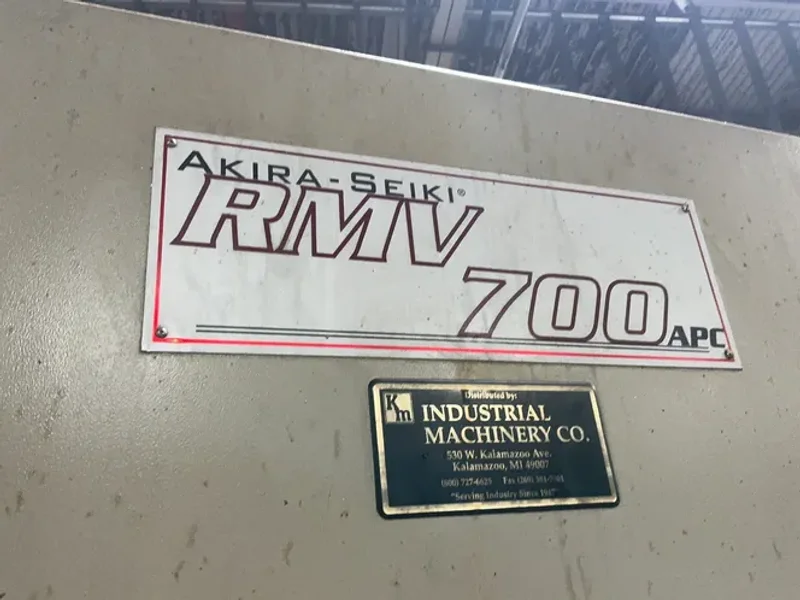 AKIRA-SEIKI 16” X 28” CNC VMC  -  RMV700APC