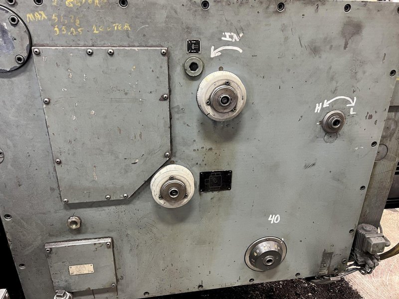 50 HP FRITZ WERNER  DOUBLE SIDED MODEL #FP7V2 HEAVY DUTY DUPLEX MILL/MILLING MACHINE. STOCK # 0309623