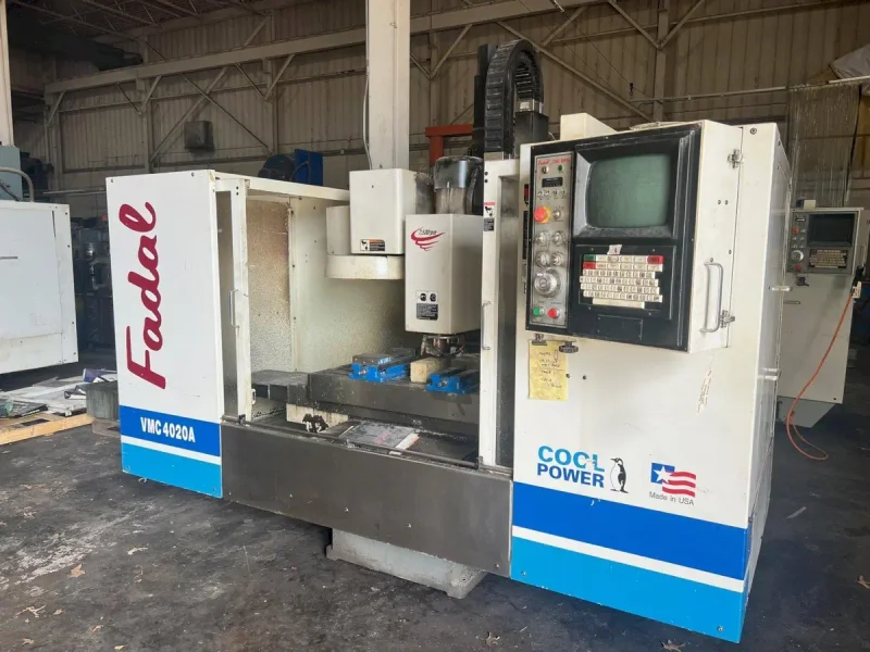 USED FADAL MODEL 4020A VERTICAL MACHINING CENTER YEAR: 1999 Used for ...