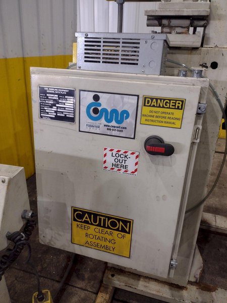 8,000 LBS X 18" CWP MODEL 4RM-18 POWERED UNCOILER COIL REEL: YOBRO #24958