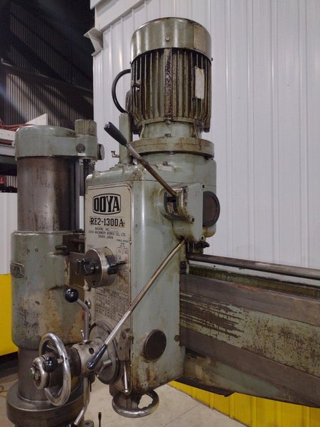 4&#039; X 13&quot; OOYA MODEL #RE2-1300A RADIAL ARM DRILL: STOCK #21178