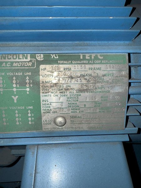 Miller Hydraulic Power Unit - 1.5 HP, 2500 PSI, 20 Gallons, 2.5 GPM