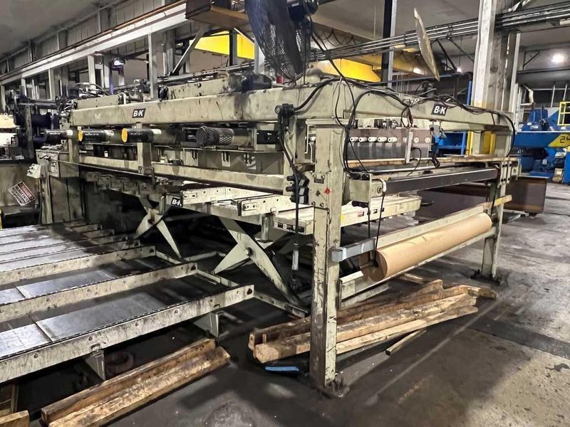 72" x 0.135" x 40,000# B &amp; K Cut To Length Line