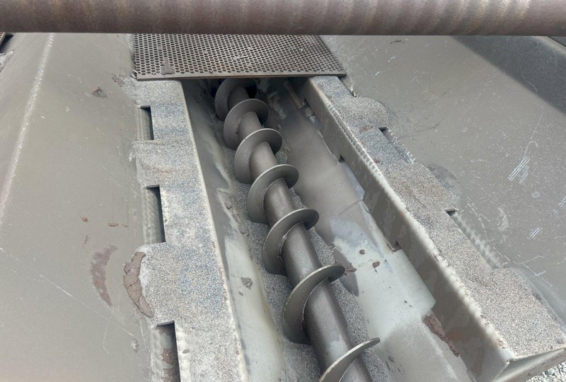 72" WIDE x 18" HIGH PANGBORN MODEL #ES1821-125 TOP &amp; BOTTOM PLATE SHOT BLAST MACHINE, WITH DUST COLLECTOR: YOBRO #25181