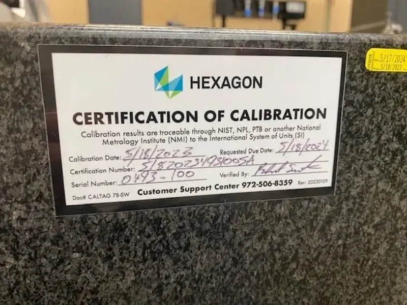 1993 BROWN &amp; SHARPE VALIDATOR 9-12-9 | Coordinate Measuring Machines