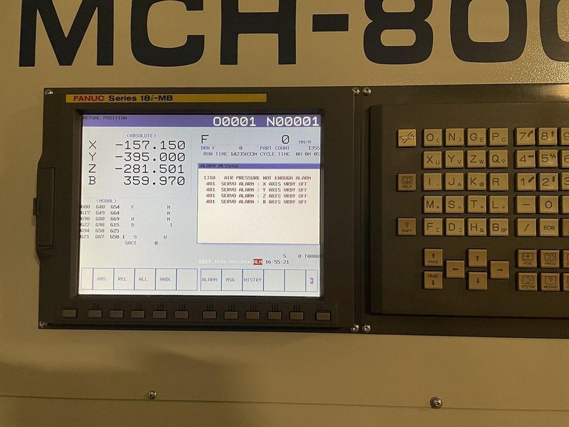 Dahlih - MCH 800 X: 1350 - Y: 1000 - Z: 1000 mm CNC