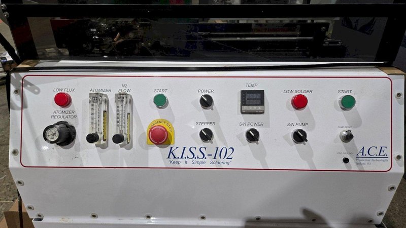 ACE KISS-102 SELECTIVE SOLDERING MACHINE USED