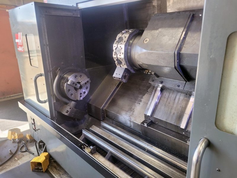 Haas ST-35LY CNC Lathe, 2020 – 62″ Long Bed, 6K Live Tooling, Y-Axis, Tool Presetter