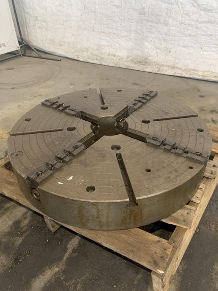 30&quot; 4-JAW LATHE CHUCK. STOCK # 0999224.