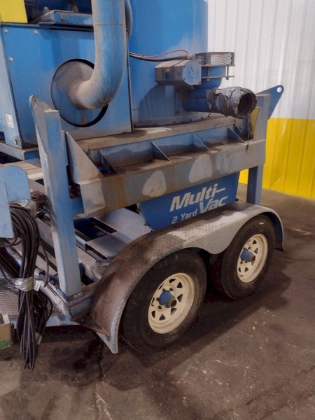 75 HP X 2 YARD MULTI-VAC MODEL #7500 MILLENIUM SERIES PORTABLE TRAILER MOUNTED VACUUM SYSTEM: STOCK #18866