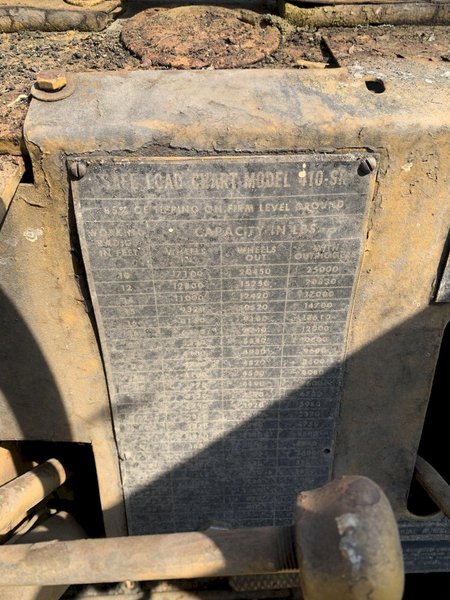 BLH AUSTIN WESTERN 410-SR HYDRAULIC BOOM CRANE. STOCK #0363724