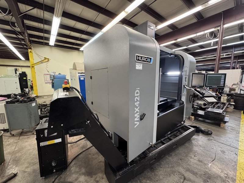 Hurco VMX-42Di CNC VMC, 2019 – WinMax Software, Chiller, Low Hours, Under Power Ready for Inspection