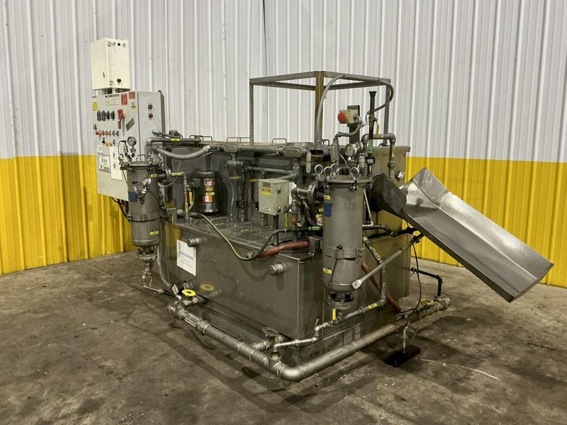 2018 JENFAB STAINLESS MODEL #LJ 19" ROTARY DRUM WASH / RINSE / DRAY PARTS WASHER SYSTEM: YOBRO #24681