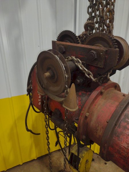 5 TON 10,000 LBS BOBCAT POWER CABLE HOIST WITH TROLLEY: STOCK #18939