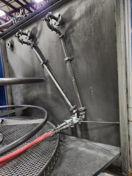 84&quot; TABLE STINGRAY MODEL #SR-8466 STAINLESS STEEL ROTARY TABLE PARTS WASHER, NEW IN 2017: STOCK #22182