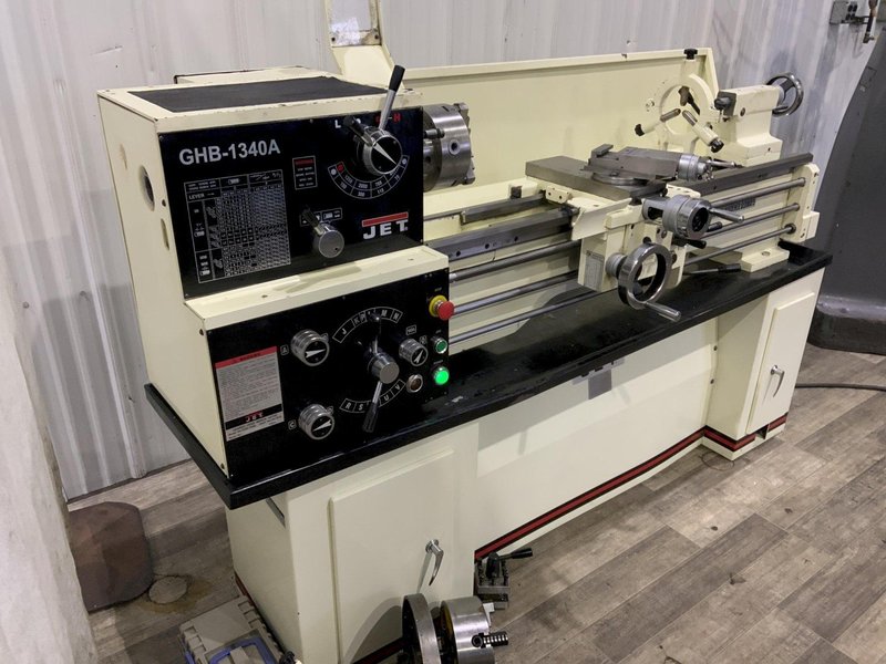 13" X 40" JET MODEL GHB1340A GAP BED ENGINE LATHE: STOCK #80790
