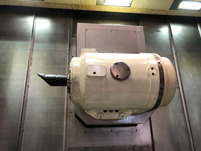 Mazak Integrex e-420H-ST, Multi Axis Lathe, 2016 – 15″ Kitagawa Chucks, 5.19″ Bore, Lower Turret, Chip Conveyor, Mist Collector, Through-Spindle Coolant, Renishaw Probe, 80 ATC