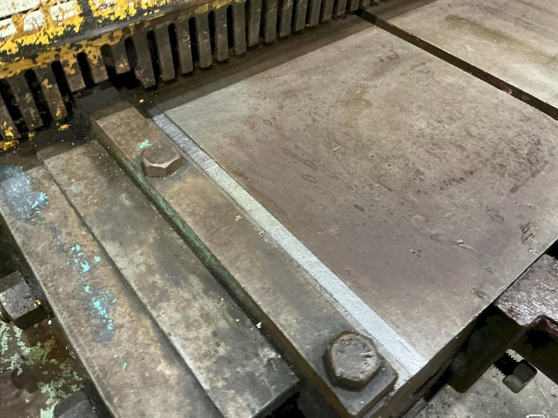 10' X 1/4" WYSONG MODEL #1025-F MECHANICAL POWER SQUARING SHEAR: YOBRO #25202