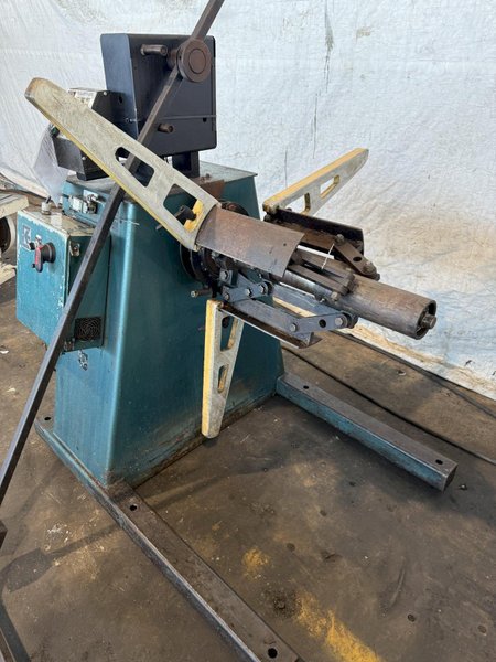 4,000 LB X 12" RAPID-AIR MODEL #RA4012 MOTORIZED COIL REEL UNCOILER : YOBRO #23930