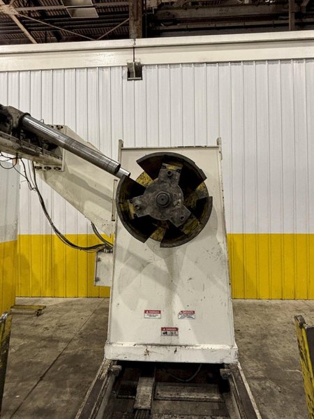 15,000 LBS X 36&quot; COE MODEL #CPR-PO-15018 MOTORIZED COIL REEL UNCOILER W/ COIL CAR: STOCK #23436