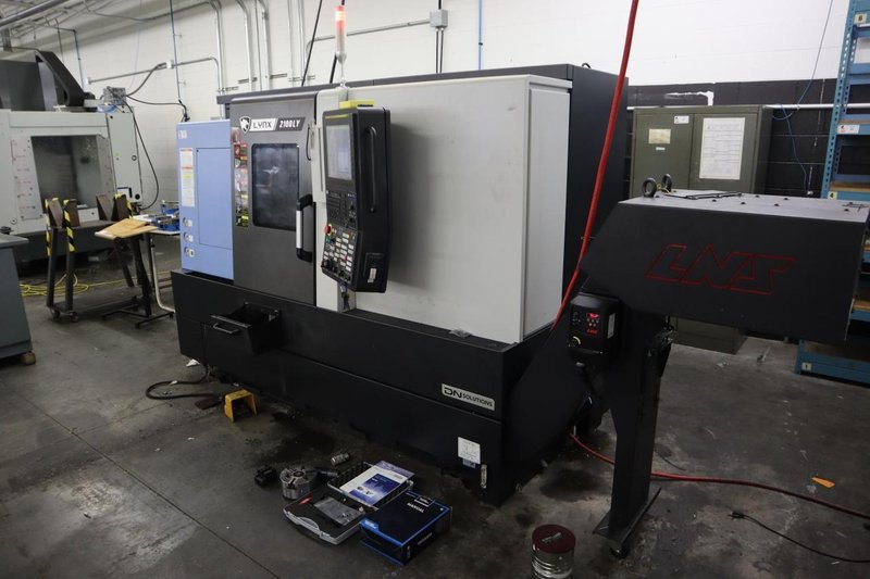 DN Solutions Lynx 2100LYA CNC Lathe Turning Center, Live Milling, Y-Axis, C-Axis, Tailstock - New 2022- Auction Item