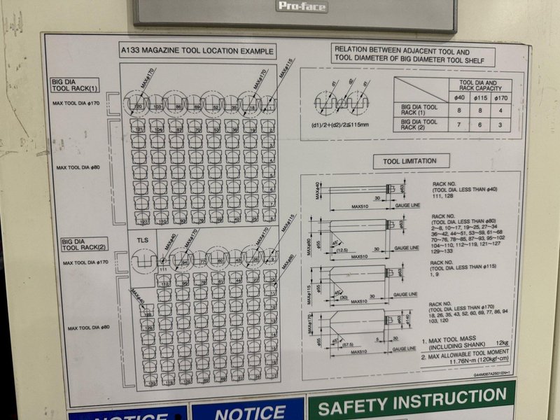 Used 2013 Makino a61nx CNC Horizontal Machining Center For Sale