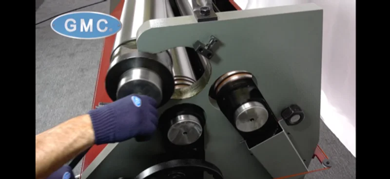 NEW 4' X 1/4" GMC MODEL HBR-0425 PLATE ROLLING MACHINE