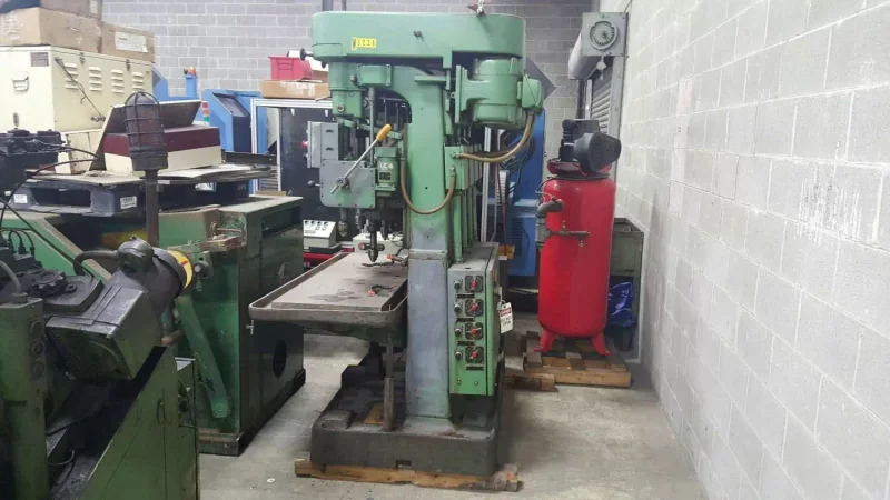 56" x 21" Allen 4 Station Drill Press